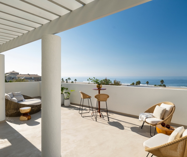 Ocean view suite balcony view