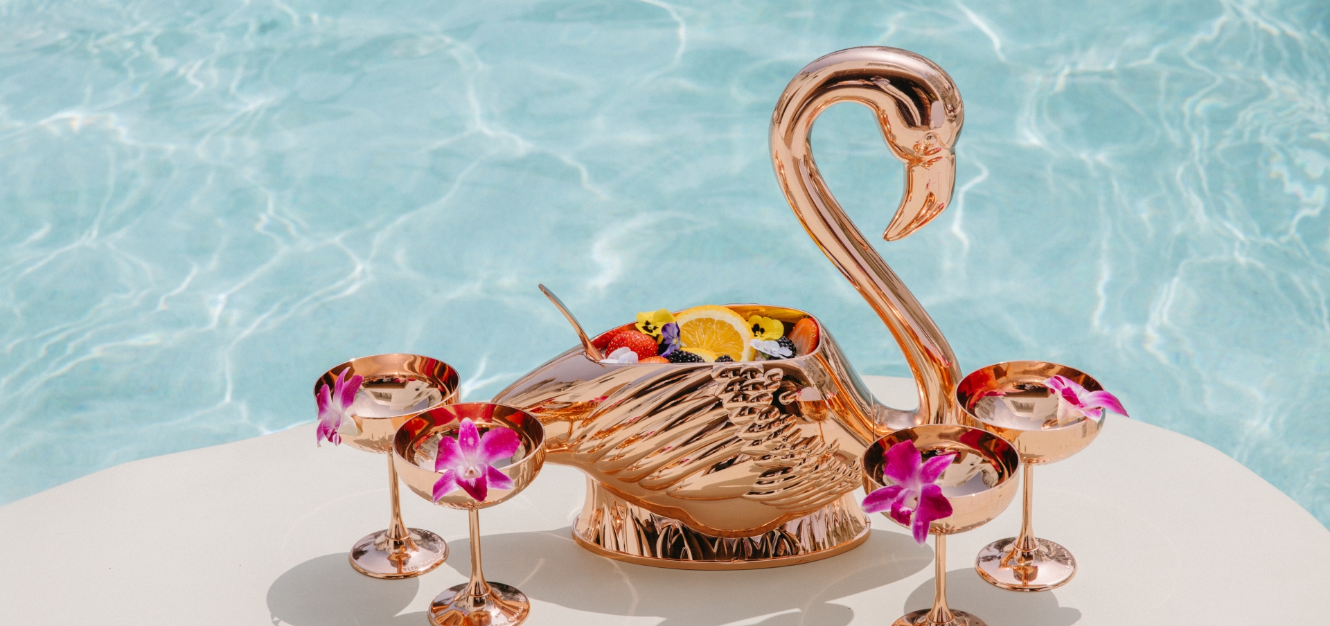 cocktails by the pool